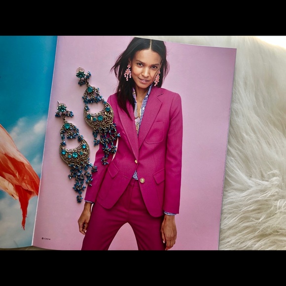 Blue Pageant Earrings - Picture 5 of 6